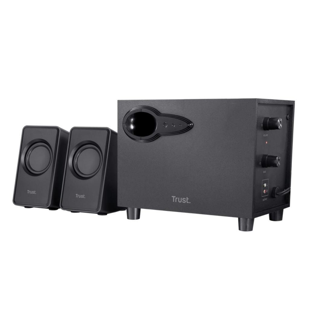 Parlante Trust Avora 2.1 Usb Subwoofer Set Negro 18W