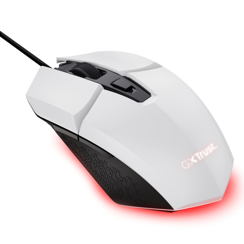 Mouse Trust Gxt 109 Felox Gamer Alambrico Blanco (25066)