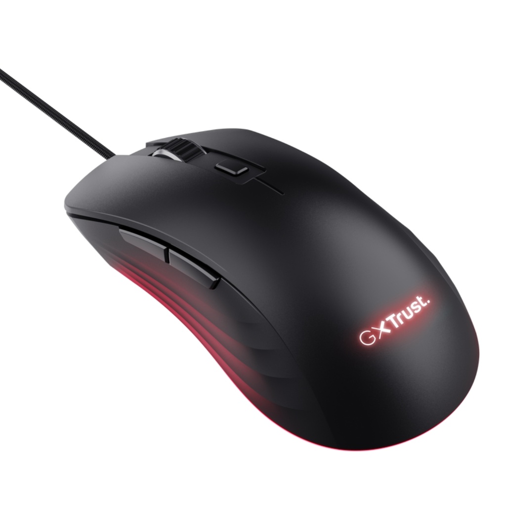 Mouse Trust Gxt 924 ybar+ Negro Gamer Alambrico 25K dpi (24890)