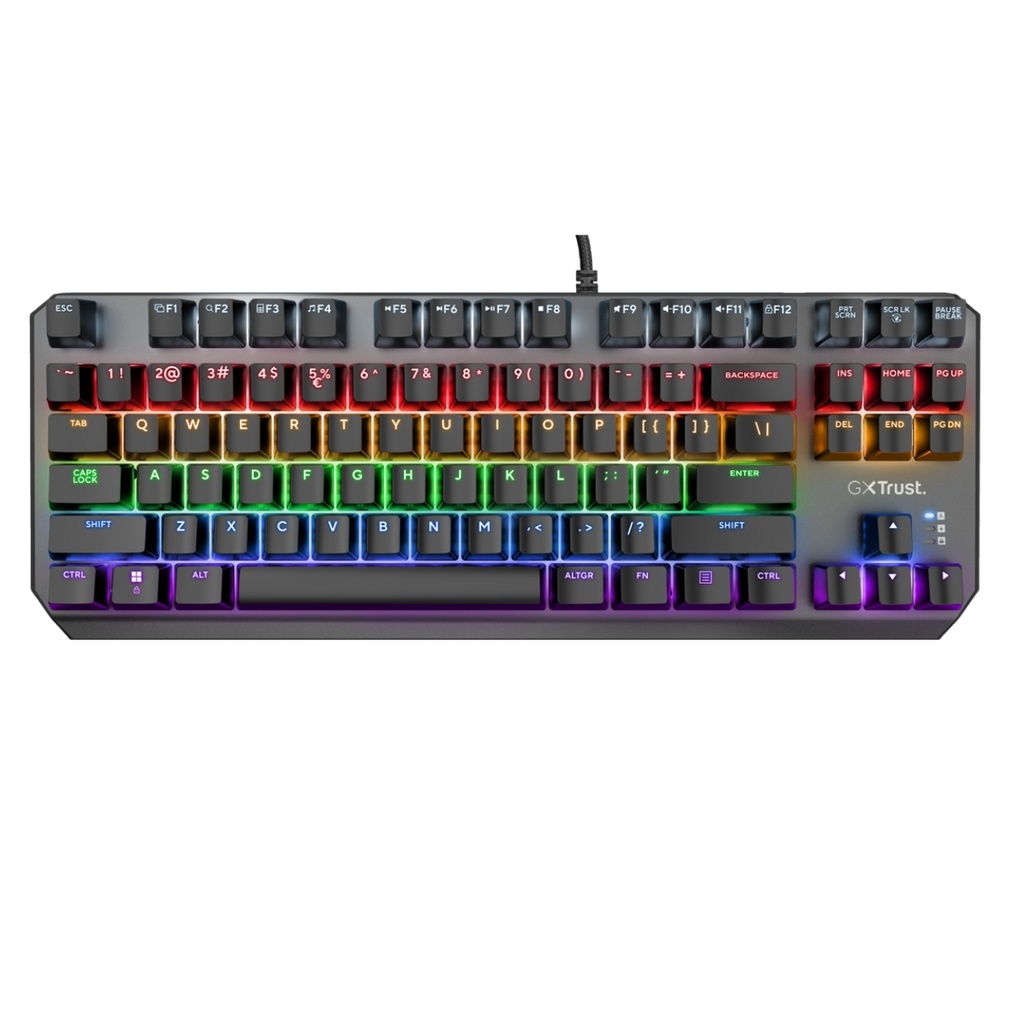 Teclado Gamer trust Gxt 834 Callaz Mecanico TKL