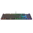 Teclado Gamer trust Gxt 866 Torix Mecanico Negro