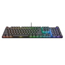 Teclado Gamer trust Gxt 866 Torix Mecanico Negro