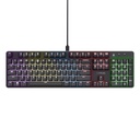 Teclado Gamer trust Gxt 871 Zora Mecanico Negro