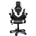 Silla gamer Trust Gxt 703W Riye Negro Blanco