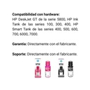 Kit Tintas HP Original GT53 Negro + GT52 Magenta Para Smart Tank