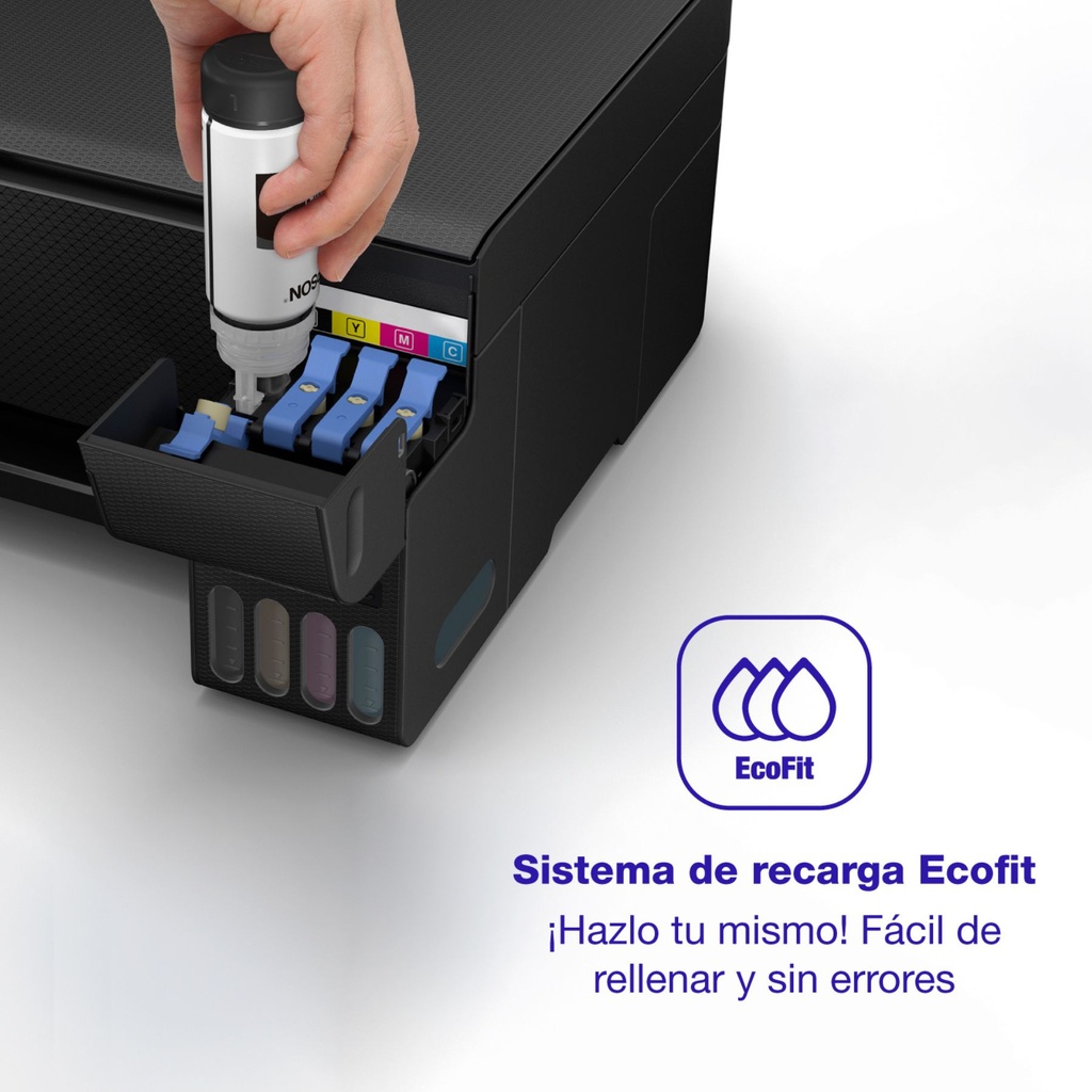 Botella Original De Tinta Epson 544 Negro, 4.500 Páginas, 70 Ml