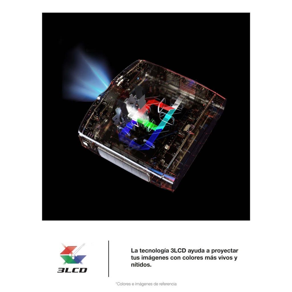 Proyector Epson PowerLite E20, 3.400 lúmenes, Resolución (1024 x 768)