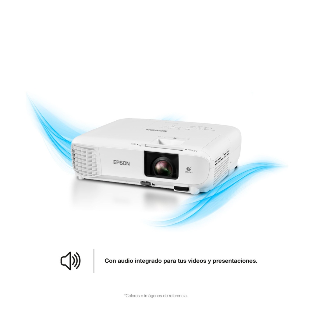 Proyector Epson Power Lite 119W 4.000 lumens Blanco 