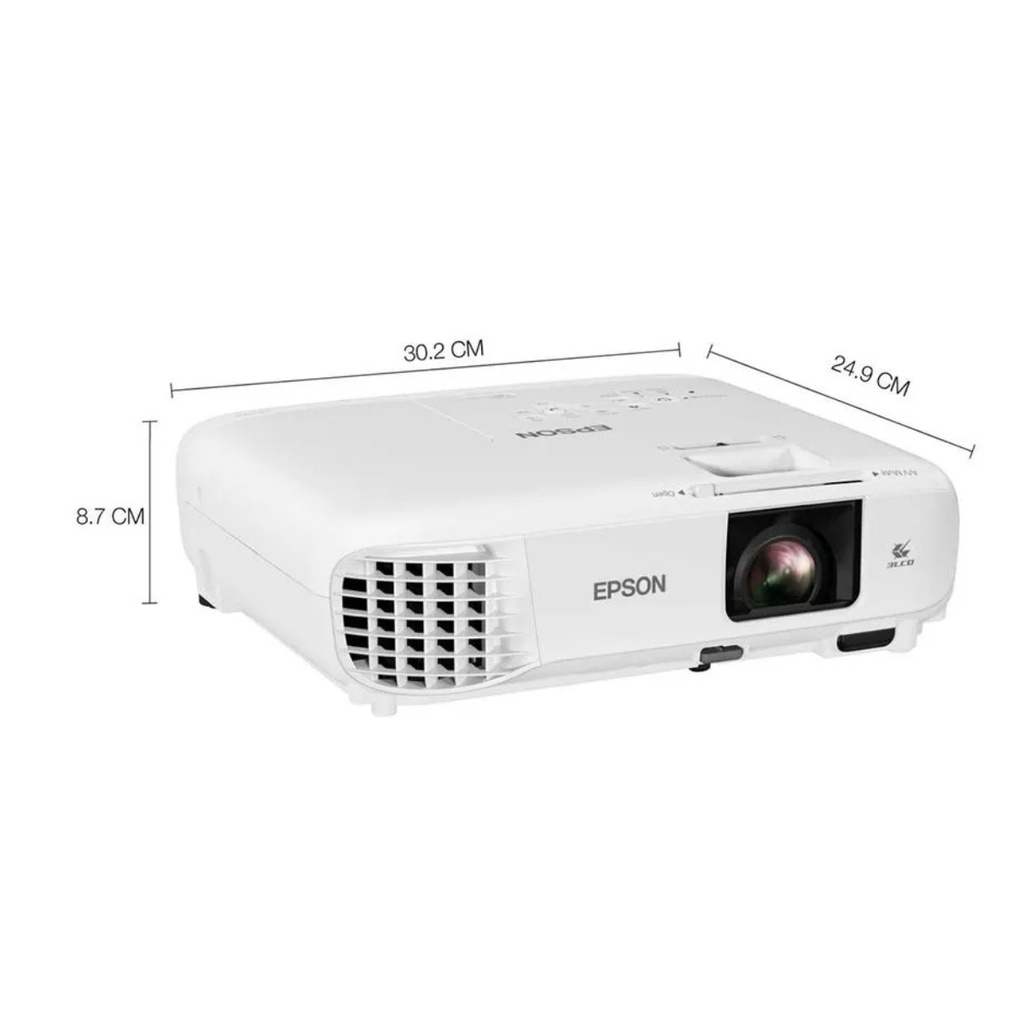 Video Proyector Epson Powerlite E24 Xga 3lcd 3600 Lumens 110v Blanco 