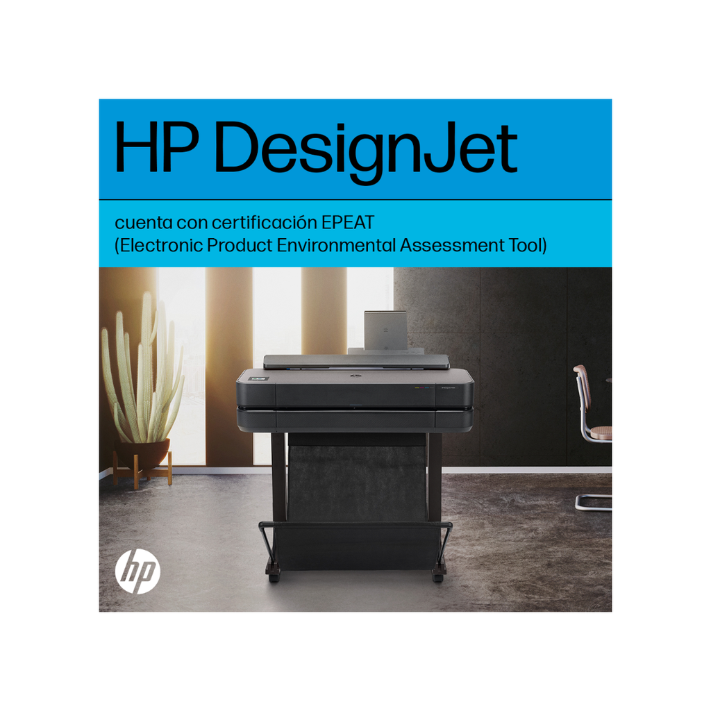 Plotter HP DesignJet T650 De 24" Formato Largo Inalámbrica 
