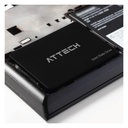 AT422-256GBSATAIII2.5 SSD 2,5" SATA III AT422-256GB - ATTECH LECTURA: HASTA 550 MB/s ESCRITURA: HASTA 520 MB/s