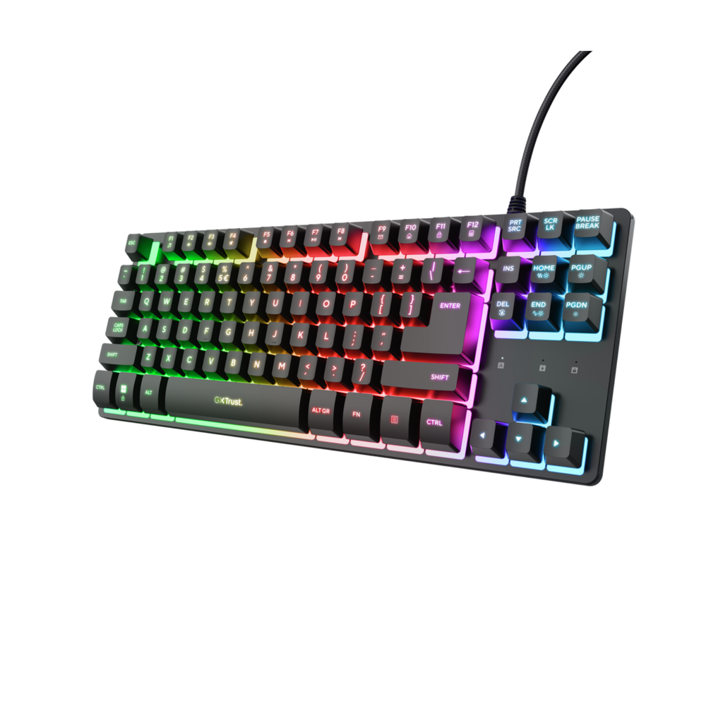 Teclado Trust GXT 833 Thado Teclado Con Iluminación TKL