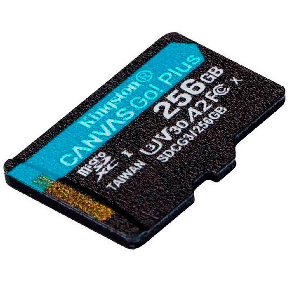 Additional Image for Memoria Kingston Micro sd  Canvas Go Plus 170R A2 U3 V30 Card + ADP 256GB