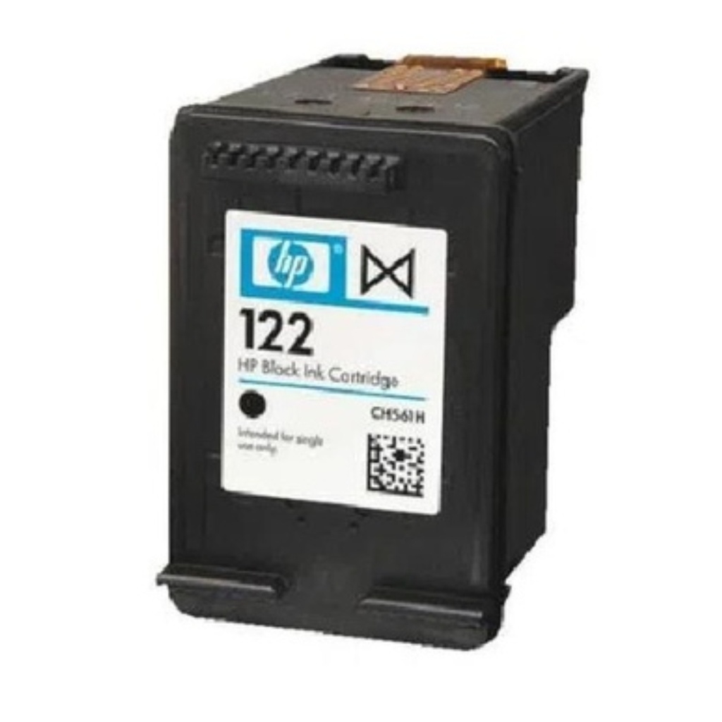 Cartucho Original De Tinta Hp 122 Negra, 120 Páginas, 2 ml