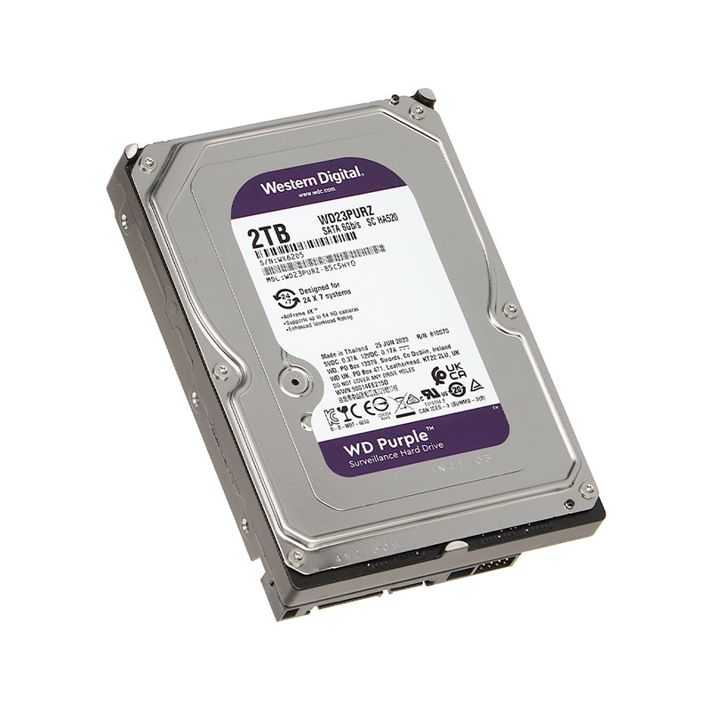 Additional Image for Disco Duro Western Digital PURPLE 2TB 5400RPM SATA 6Gbs Cache 256 MB 3,5in videovigilancia trabajo 24/7