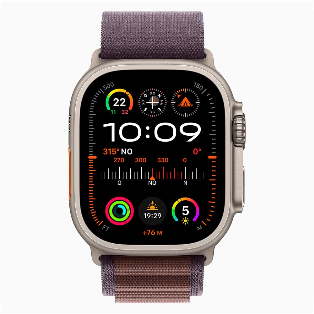 Additional Image for Reloj APPLE Watch Ultra 2 (GPS + Cellular) - Caja de titanio de 49 mm - Correa Loop Alpine índigo - Talla M