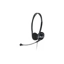 Additional Image for Audífono diadema GENIUS HS-200C 2 Plug 3.5mm Negro con Micrófono