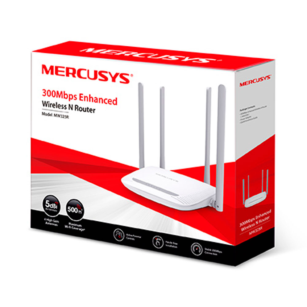 Additional Image for Router  MERCUSYS Inalambrico 300mbps COLOR Blanco