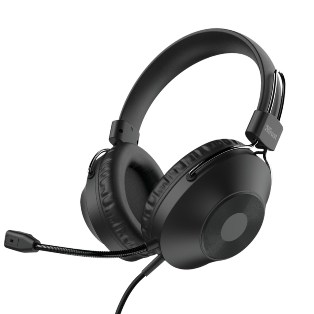 Audifono Diadema Trust Ozo Usb Negro