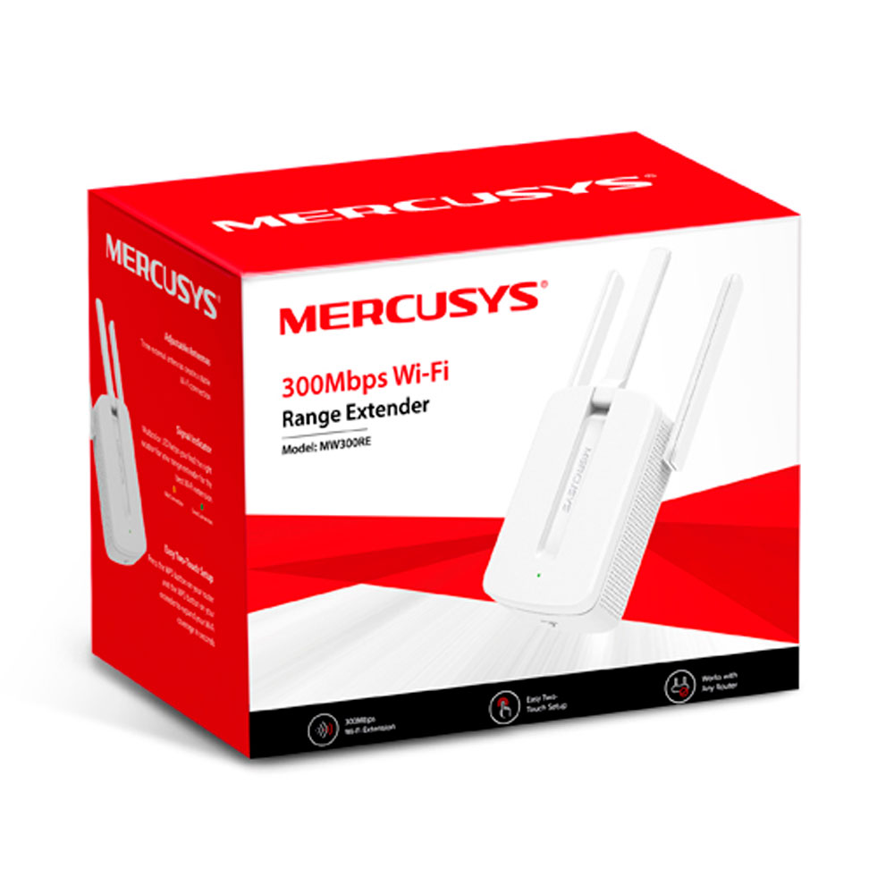 Additional Image for Extensor de Rango MERCUSYS Wifi 300Mbps COLOR Blanco
