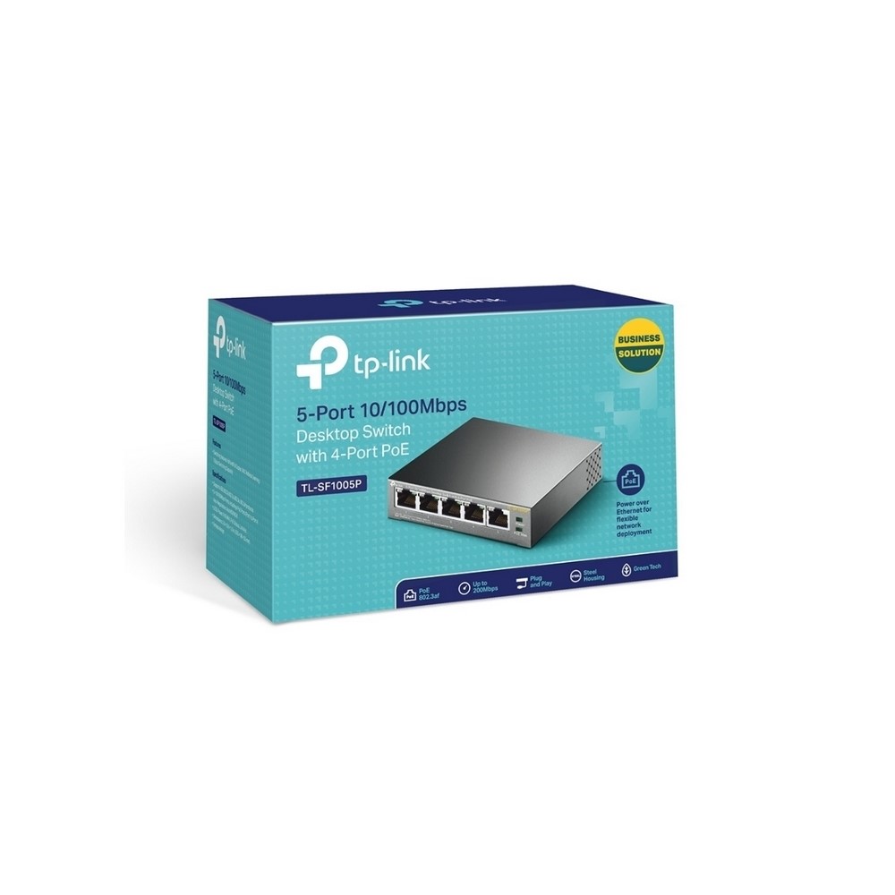 Additional Image for Switche TP-LINK PoE 10/100 de 5 Puertos