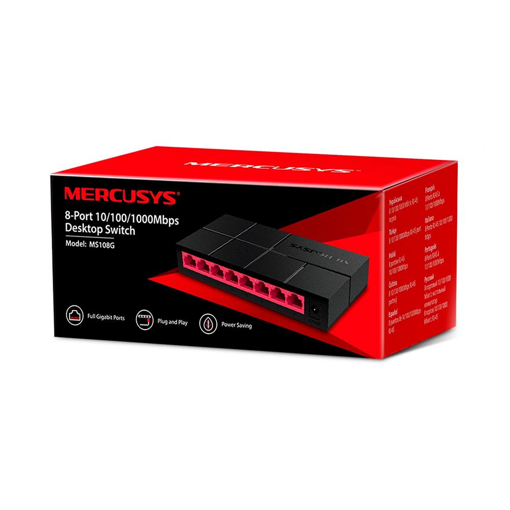 Additional Image for Switch MERCUSYS de Escritorio de 8 Puertos Gigabit, Caja Plástica