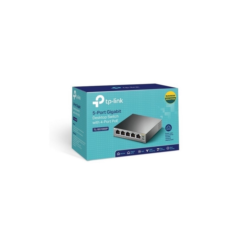 Additional Image for Switch TPLINK poE de escritorio Gigabit de 5 puertos