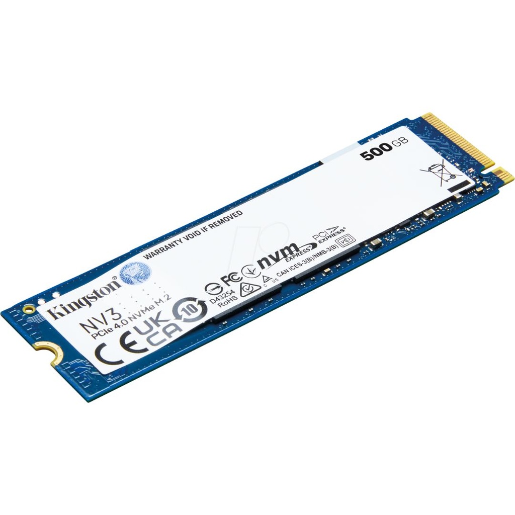 Unidad de estado solido ssd kingston 500G NV3 M.2 2280 PCIe 4.0 NVMe