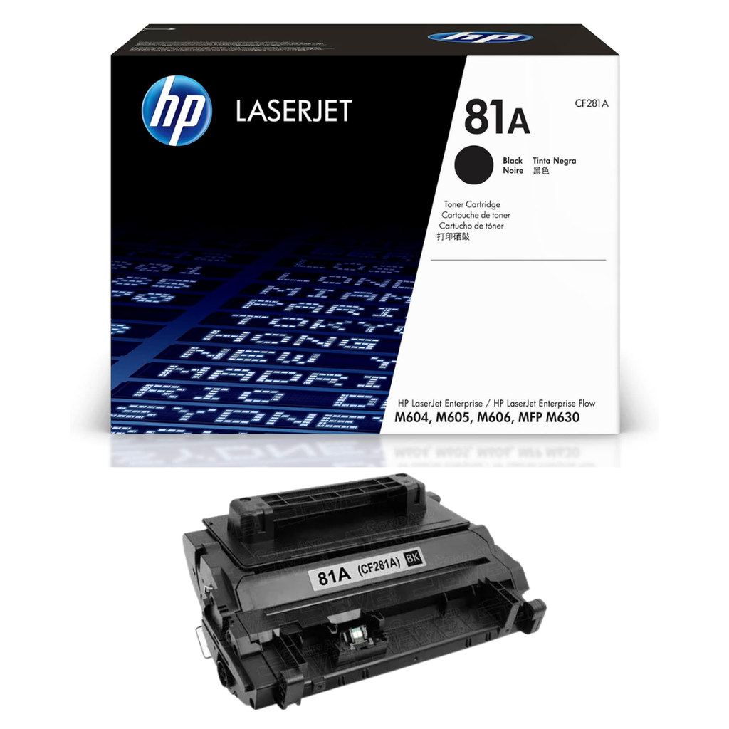 Cartucho Original de Tóner HP 81a Negro, 10.500 Páginas