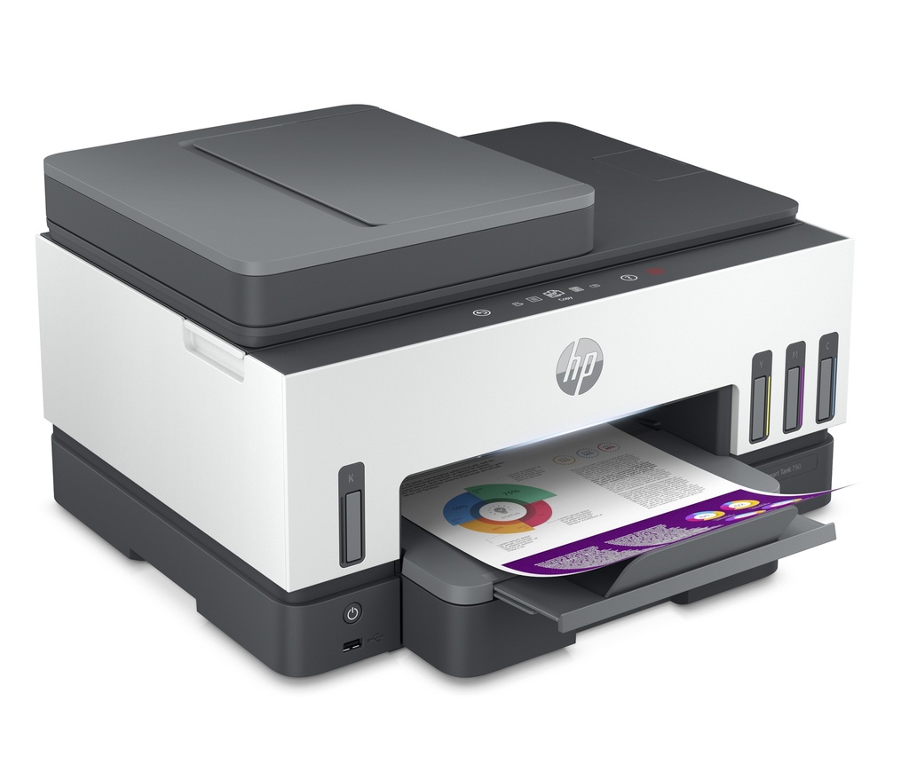 Impresora Multifuncional Hp Smart Tank 790 Wifi Blanca