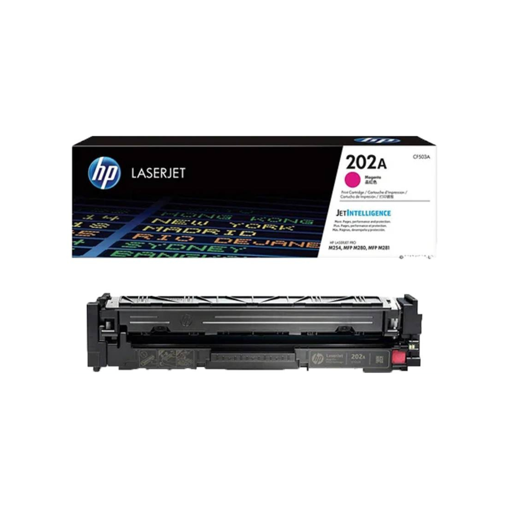 Cartucho Original de Tóner Hp 202a Magenta, 1.300 Páginas