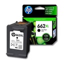 Cartucho Original De Tinta Hp 662xl Alto Rendimiento Negra, 360 Páginas, 6.5 ml