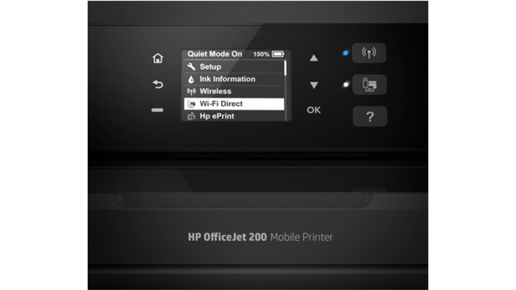 Impresora Portatil Hp Officejet Pro 200 Wifi Negra