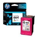 Cartucho Original De Tinta Hp 664 Tricolor, 100 Páginas, 2 ml