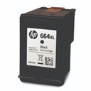 Cartucho Original De Tinta Hp 664xl Alto Rendimiento Negra, 480 Páginas, 8.5 ml