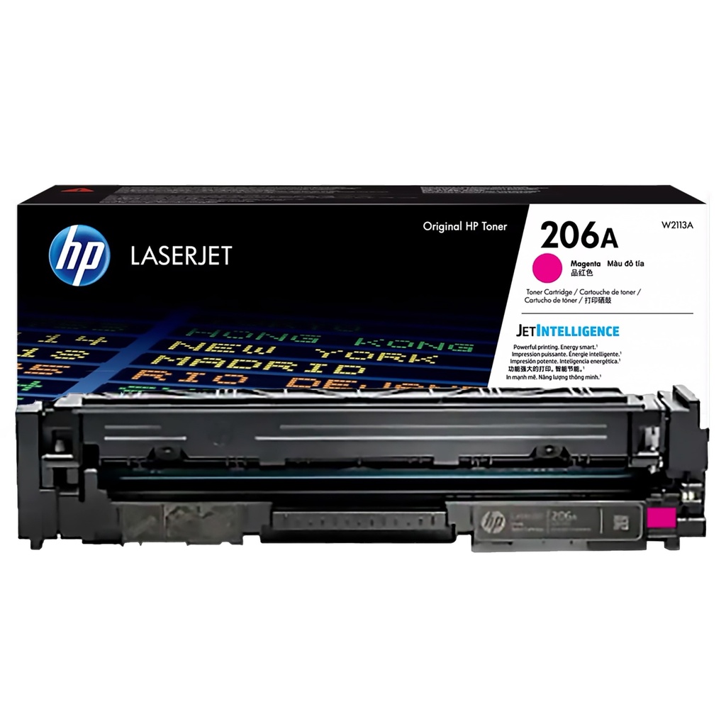 Cartucho Original de Tóner Hp 206A Magenta, 1.250 Páginas