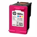 Cartucho Original De Tinta Hp 664xl Alto Rendimiento Tricolor, 330 Páginas, 8 ml