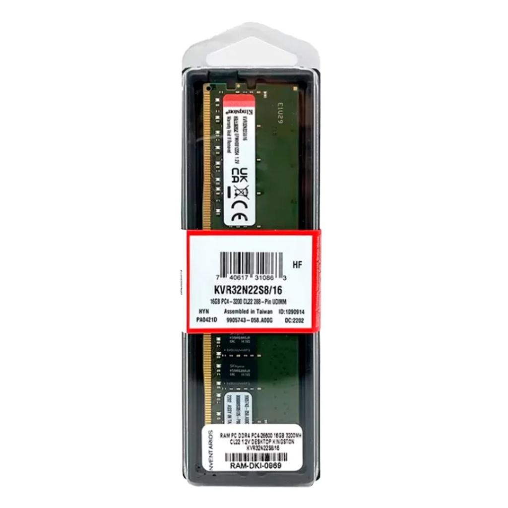 Additional Image for Memoria ram para pc 16GB DDR4 3200MT/s