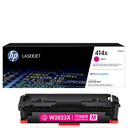 Cartucho Original de Tóner Hp 414x Alto Rendimiento Magenta, 6.000 Páginas