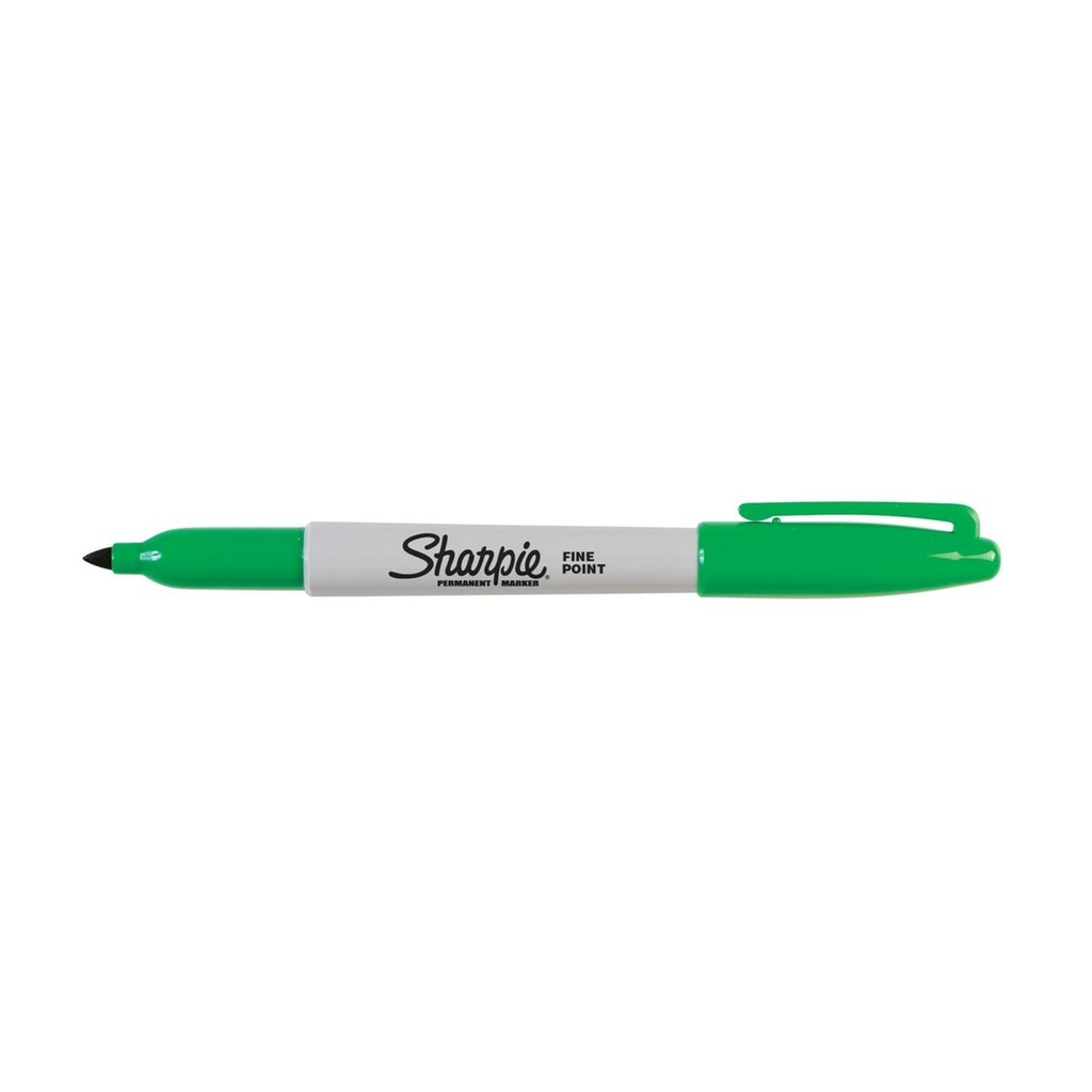 Marcador Permanente Sharpie Punta Fina Verde