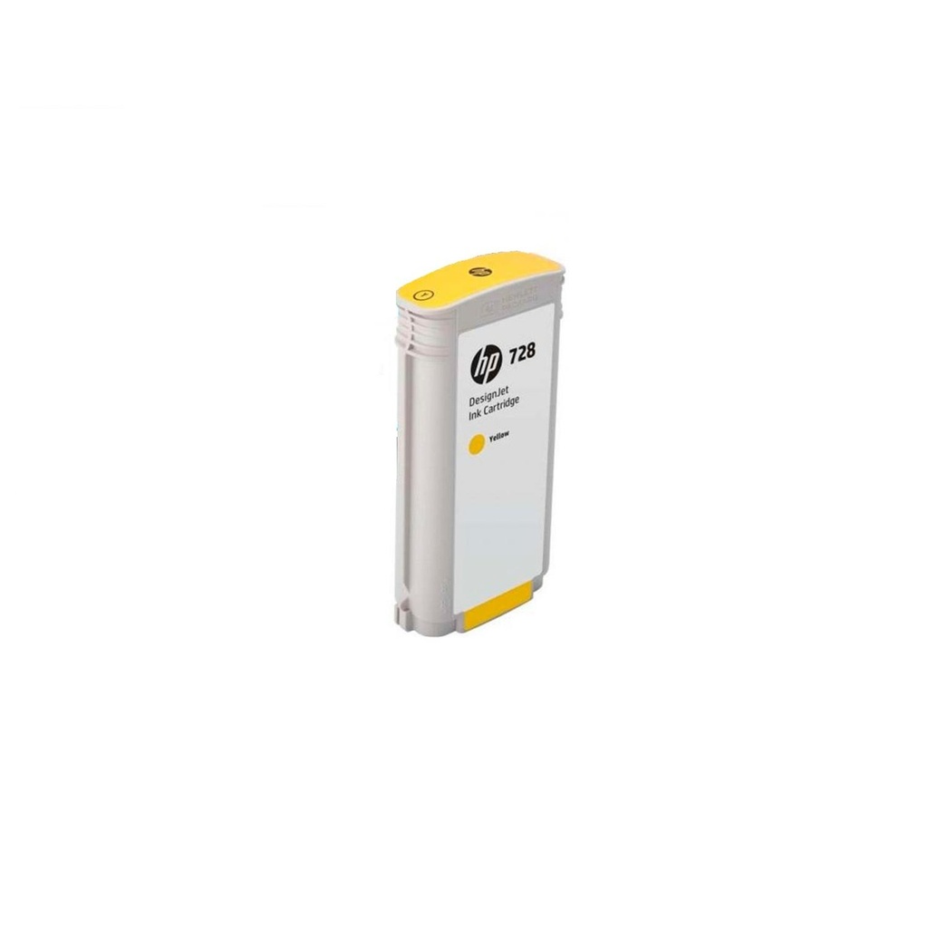 Cartucho Original De Tinta Hp 728 Amarillo, 130 ml