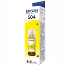 Botella Original De Tinta Epson 504 Amarillo, 6.000 Páginas, 70 ml