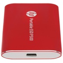 Unidad De Estado Solido Hp SSD P500 500 GB Rojo