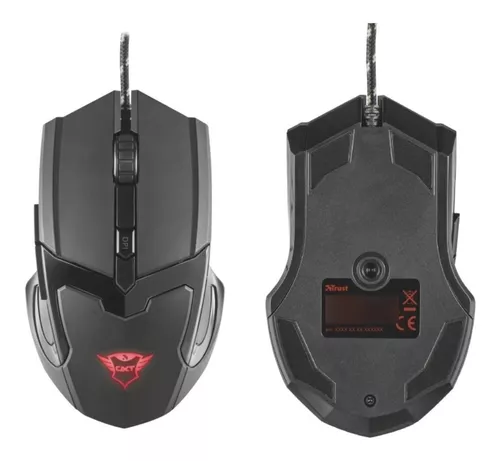 Combo Audifono y Mouse Gamer Trust Gxt 784 Negro