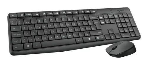 Combo Logitech Teclado y Mouse Mk235 Inalambrico