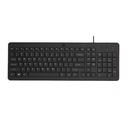 Combo Teclado y Mouse Hp Alámbrico 150 Negro