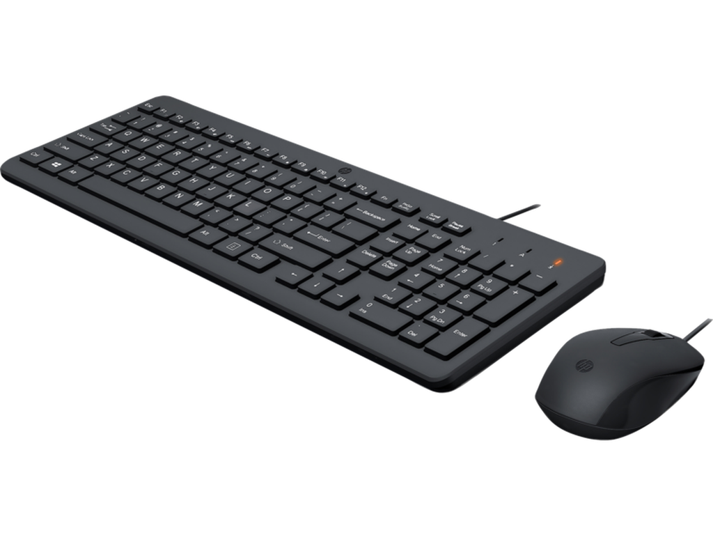 Combo Teclado y Mouse Hp Alámbrico 150 Negro