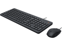 Combo Teclado y Mouse Hp Alámbrico 150 Negro