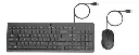 Combo Teclado y Mouse Hp Alámbrico 150 Negro