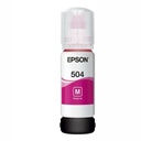 Botella Original De Tinta Epson 504 Magenta, 6.000 Páginas, 70 ml